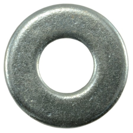 MIDWEST FASTENER Flat Washer, Fits Bolt Size #10 , Steel Zinc Plated Finish, 100 PK 03872